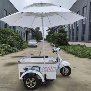 Outdoor Market Mobile Shopping Vending Cart Float Stall Snack Display Stand Business Event Trade Show <b>Trolley</b> - Product Image 4