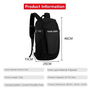 Custom Logo Sports <b>Small</b> Daypack Student Lightweight Travel Hiking Camping Outdoor <b>Backpack</b> - Product Image 2