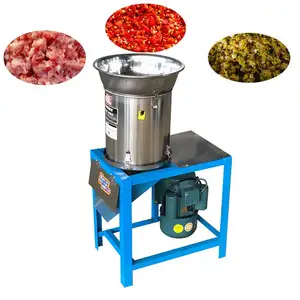 Mesin pencincang bawang putih, mesin pemotong cabai, wortel cincang, jahe, mesin pemotong bawang putih