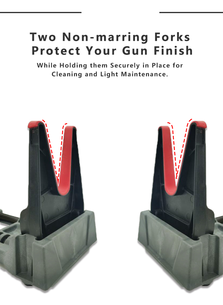 Gun Cleaning Stand for Rifle Shotgun Airgun Compact Gun Maintenance