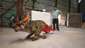 Jurassic Alive lifize TriceratopsRobot Animatronic modello per parco trampolino o museo - Product Image 3