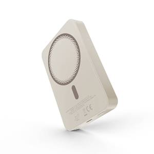 Batería Externa Magnética Energy Sistem 10000mAh 15W Inalámbrica 20W con Cable / Accesorio 13N Diseño Delgado / Seguro para Vuelos Color Champán - Product Image 4