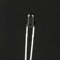 Tube récepteur infrarouge de 3mm, récepteur de télécommande infrarouge, capteur de flamme 940nm, pour voiture intelligente, 20 uniquement