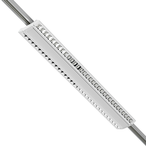 Barre lumineuse LED linéaire pour étagère, 180 lm/W, double tube, UGR<13, angle de faisceau réglable, montage sur rail et suspendu, éclairage commercial et commercial pour le commerce de détail - Product Image 5