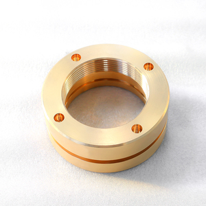 Large <b>Compressor</b> Crankshaft Nut Centrifugal Cast High Strength Bronze Excellent Shear Resistance Reliable Locking - Product Image 1