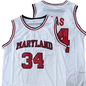 Camisetas de Baloncesto Transpirables para Hombre, Bordadas y Cosidas, sin Mangas, de Spandex/Poliéster, para Todas las Temporadas - Product Image 4