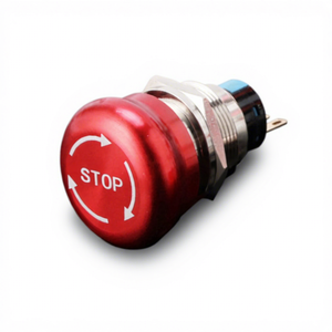 16Mm/19Mm/22Mm Kim Loại Không Thấm Nước Dừng Khẩn Cấp Nấm Đầu Nút Chuyển Đổi 1No1NC - Product Image 5