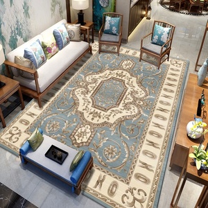 <span class=keywords><strong>Alfombra</strong></span> de salón 3D totalmente cubierta de gran tamaño de estilo chino Vintage, <span class=keywords><strong>alfombra</strong></span> plegada gruesa de terciopelo de cristal, alfombrilla de pie resistente estampada - Product Image 5