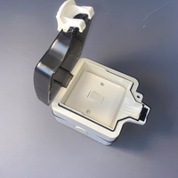Boîtier électrique multifonctionnel en plastique ABS/PC étanche IP66, interrupteurs muraux extérieurs, boîtier anti-poussière, résistant aux intempéries, facile