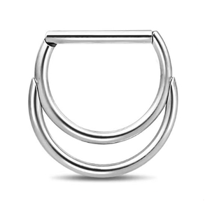 Juego de Piercings de Nariz de Acero Inoxidable de Moda al por Mayor, Piercing <span class=keywords><strong>Helix</strong></span>, Segmento Articulado ASTM F136, Titanio CNC, Clicker, Push Pin - Product Image 6