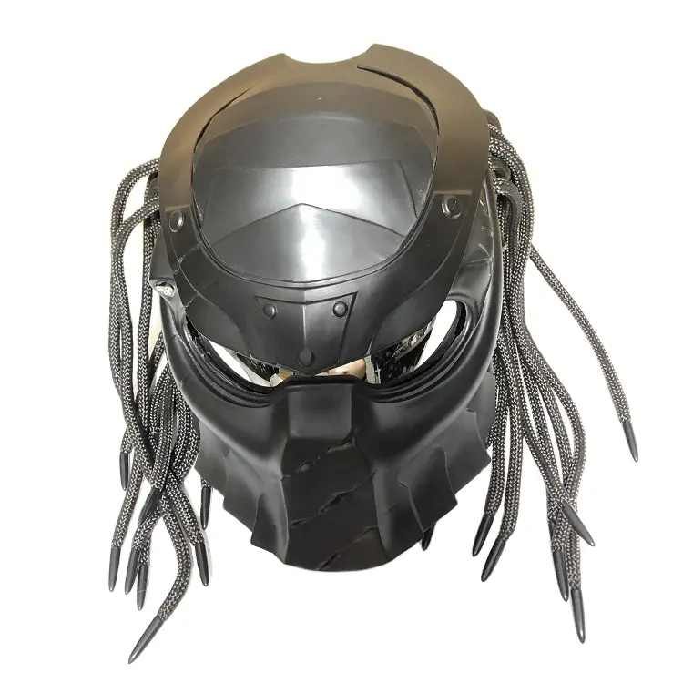 Motosiklet tam kask predator açık kasklar predator alien spor araba serin motosiklet kask