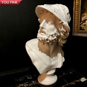 Forma classica Marmo Eirene Statua Dea della Pace Del Busto Scultura - Product Image 5