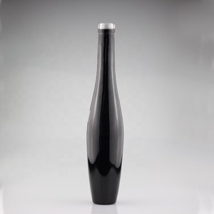 Chất lượng cao tùy chỉnh 750ml Đen Champagne chai màu đen chai thủy tinh màu đen cho rượu vang lấp lánh - Product Image 5