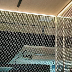 Yuking Factory Price Decorative Aluminum Mesh Expanded <b>Metal</b> Mesh Sheet <b>Grid</b> Ceiling Panel for Fence Wire Gauge 0.5mm-5mm - Product Image 5