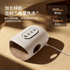 Masajeador de manos con calefacción eléctrica, presión de gas, recargable por USB, para terapia de articulaciones de dedos y palma, para oficina, hogar y viajes - Product Image 3