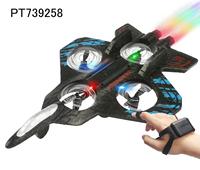 Avion de chasse RC professionnel 2,4 GHz à 6 canaux avec figures de vol à 360 degrés en mousse EPP, télécommandé, pour débutants