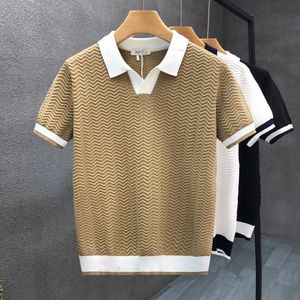 <span class=keywords><strong>Polo</strong></span> Homme Léger et Luxueux, Haut de Gamme Européen en Maille Ajusté et Respirant, T-shirt à Col et Manches Courtes pour Homme - Product Image 3
