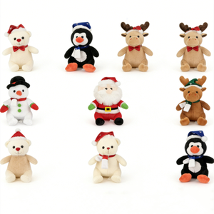 Lot de mini-poupées en peluche personnalisées pour les cadeaux de Noël, les faveurs de fête et la décoration d'intérieur hivernale - Product Image 2