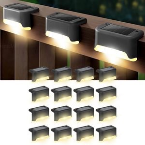 Lampe de clôture LED solaire étanche IP65 pour jardin, terrasse, marches, éclairage décoratif extérieur - Product Image 1
