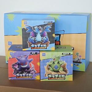 Nouvelle série de figurines Pokémon Full <span class=keywords><strong>Battle</strong></span> : Mega Charizard, Gengar, Tyranitar, Mico - Décoration de collection, cadeau pour les fans adultes - Product Image 1