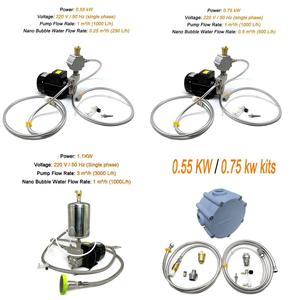 Bomba <span class=keywords><strong>de</strong></span> Flotación por Aire Disuelto <span class=keywords><strong>de</strong></span> 0.55KW~1.5KW, Generador <span class=keywords><strong>de</strong></span> Nanoburbujas, Pulverizadores <span class=keywords><strong>de</strong></span> <span class=keywords><strong>Agua</strong></span> Enriquecida con Oxígeno para Piscicultura y Construcción - Product Image 2