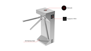 Pemindai kode Qr Gate, pembaca kode Qr, pemindai kode batang sidik jari, kontrol akses masuk, penghalang Tripod Putar - Product Image 2