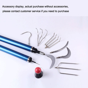 Canne à pêche télescopique légère et robuste avec technologie en fibre de carbone, service de coupe, surface lisse - Product Image 6