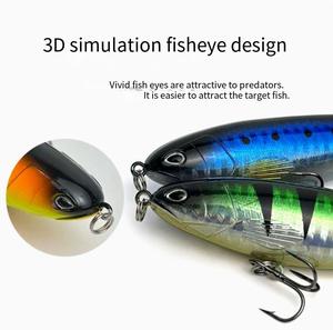 Aotuo - Señuelo de Pesca de Superficie Tipo Lápiz con Cola Giratoria, 10 cm, 14 cm, 13 g, 16 g, 37 g, para Pescar Lubina y Lucio en Agua Dulce - Product Image 4