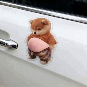 Parche de PVC de Shiba Inu de vientre grande, superventas transfronterizo, adhesivo decorativo para oficina, anti-colisión y antiestrés, para chicas - Product Image 2