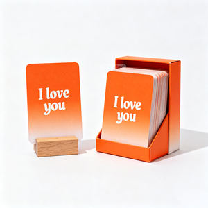 Tarjetas de Diálogo Personalizadas al por Mayor, 50 Piezas, Entretenimiento en el Hogar, Tarjetas de Afirmación Personalizadas con Caja - Product Image 3