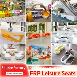 Nuevo Asiento de Fibra de Vidrio Personalizado para Exteriores, Taburete con Forma de Nube, Decoración para Exhibición Comercial - Product Image 3