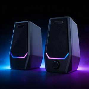 Haut-parleur éclairé par LED RVB avec 5 modes d'éclairage (touches tactiles) - Product Image 3