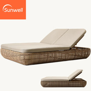 <span class=keywords><strong>Tumbona</strong></span> comercial para piscina de Hotel al aire libre, muebles de ratán sintético, <span class=keywords><strong>tumbona</strong></span> de playa de mimbre para piscina de playa - Product Image 4