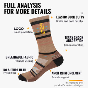 WRELS High Quality Merino Wool Socks Outdoor Thermal Unisex Hiking Socks Winter Trekking Sport Breathable Natural Wool Socks - Product Image 5