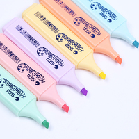Fabricants de stylos surligneurs STA série pastel marqueurs fluorescents surligneur à pointe plate personnalisé