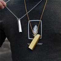 Collier à pendentif briquet, bijoux hip hop pour hommes, en or et argent, nouvelle collection 2020