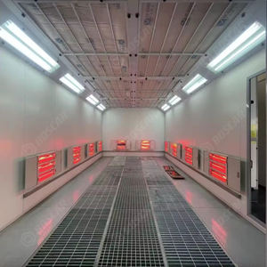 BOSCAR Cabina <span class=keywords><strong>de</strong></span> Pintura <span class=keywords><strong>de</strong></span> Lujo 8m * 4.3m * 3.45m con Calefacción Eléctrica/Diésel/Gas, Sala <span class=keywords><strong>de</strong></span> Pintura para Automóviles Resistente a las Llamas - Product Image 6