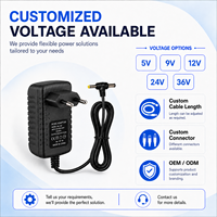 Adaptor Daya 5V 2A AU EU UK US Logo Kustom 10W Tipe T Konektor Ganda AC110-240V Colokan Dinding