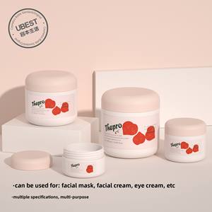 Botella grande de material para mascotas de punto blanco 500g tamaño hospitalario 80g 120g botella de crema 300g tarro de crema de plástico para crema de ojos - Product Image 3