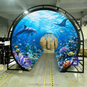 Pantalla LED Flexible para Exteriores, Impermeable, Tipo Túnel, para Publicidad Digital, Letrero Luminoso, <span class=keywords><strong>Cartelera</strong></span> de Calle - Product Image 4