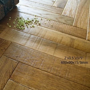 Revêtement de bois en chevron, bois dur avec chevrons, 3mm, 14mm, 1 pièce - Product Image 1