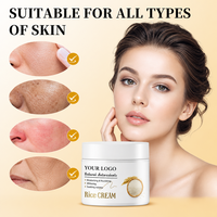 Crème Visage Personnalisable OEM à la Poudre de Riz Anti-Âge, Correcteur de Mélasma, Éclaircissant, Blanchissant et Raffermissant