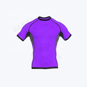 Vêtement de sport sans manches pour le Jiu-Jitsu, Rashguard unisexe pour la salle de sport, 220g polyester élasthanne UPF50 respirant, Rashguard BJJ - Product Image 4