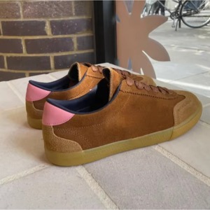 Zapatos Deportivos de Lujo Estilo H para Parejas, Cuero Genuino con Cierre de Cordones y TPU, Cómodos, Casuales, Modernos, para Todas las Temporadas - Product Image 2