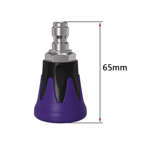 Buse haute pression Sulai Machinery 25 degrés 40 degrés en acier inoxydable avec manchon en caoutchouc pour machine de nettoyage - Product Image 2