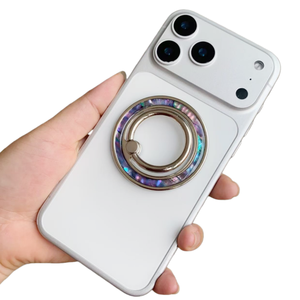 Nhựa Epoxy mẹ của ngọc trai nam châm ngón tay Nhẫn Chủ bảng đứng hợp kim kẽm điện thoại di động Grip cho MagSafe trường hợp điện thoại đứng - Product Image 2