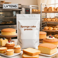 Préparation en poudre pour gâteaux 100% pure, enzymes de qualité supérieure, 20kg LT-T2023, pour boulangerie commerciale, préparation facile, performance stable