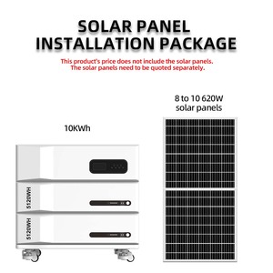 Batterie au lithium LiFePO4 empilable tout-en-un 10 kWh IP65 pour stockage d'énergie solaire SCAP-A-51.2-200 avec options de capacité flexibles - Product Image 3