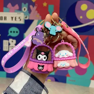 Hello-kitty Sanrioo корзина для цветов брелок кукла автомобиль брелок пара сумка кукла кулон маленький подарок оптом