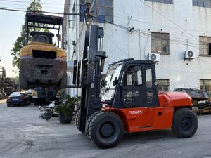 HELI CPCD100 10-Ton Diesel Forklift <b>Used</b> Heavy-Duty Counterbalanced Industrial Cargo Handler with Isuzu Engine - Product Image 4